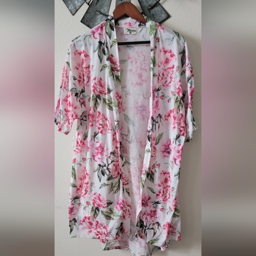 Show Me your Mumu Floral womens Cardigan size Small.